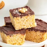 Chocolate Peanut Butter Rice Krispie Treats