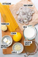 One Pot Lemon Garlic Shrimp Pasta
