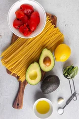 Avocado Bell Pepper Pasta