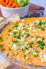 Healthy Buffalo Chicken Dip with Cottage Cheese