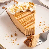 No Bake Biscoff Cookie Butter Pie