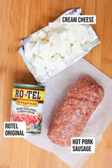 3-Ingredient Sausage Cream Cheese Dip