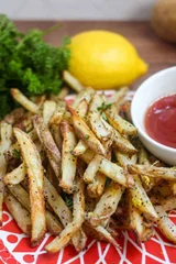 Baked Lemon Pepper Fries
