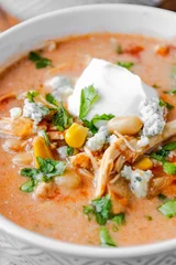 Slow Cooker Buffalo Chicken Chili