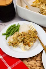 Baked Pork Chops with Stuffing