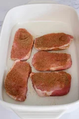 Baked Pork Chops with Stuffing