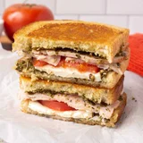Turkey Pesto Mozzarella Sandwich