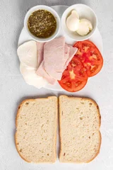 Turkey Pesto Mozzarella Sandwich