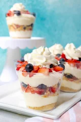No Bake Berry Cheesecake Cups
