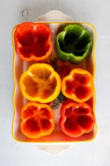 Ground Turkey Stuffed Peppers with Rice