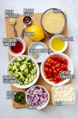 Lemon Feta Orzo Salad