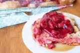Overnight Cherry Baked French Toast Casserole