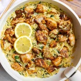One Pan Lemon Chicken Orzo