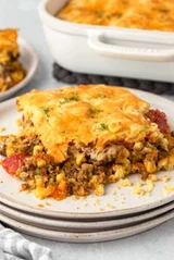 Ground Beef Jiffy Cornbread Casserole