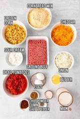 Ground Beef Jiffy Cornbread Casserole