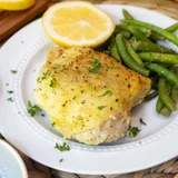 Oven Baked Lemon Pepper Chicken Thighs