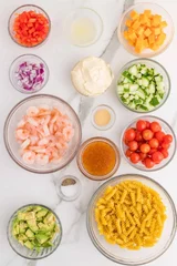 Creamy Shrimp Pasta Salad with Italian Dressing