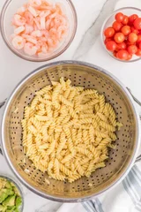 Creamy Shrimp Pasta Salad with Italian Dressing