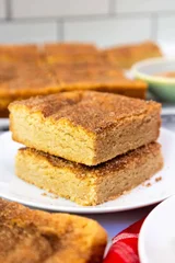 Snickerdoodle Cookie Bars with Cookie Mix