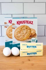Snickerdoodle Cookie Bars with Cookie Mix