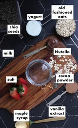 Nutella Overnight Oats