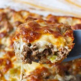 Philly Cheesesteak Casserole