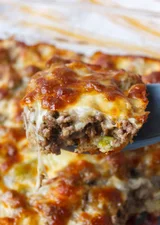 Philly Cheesesteak Casserole