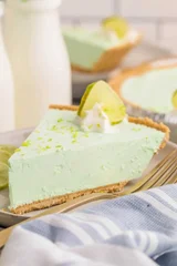 No Bake Key Lime Jello Pie