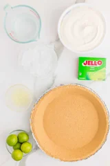 No Bake Key Lime Jello Pie
