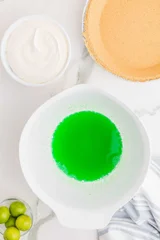 No Bake Key Lime Jello Pie