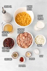Creamy Chipotle Chicken Pasta