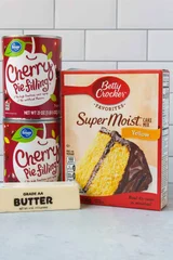3-Ingredient Cherry Dump Cake