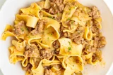 One Pot Ground Beef Egg Noodles