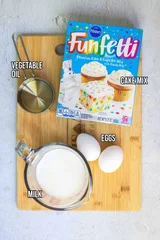 Easy Funfetti Cake Mix Pancakes