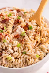 Chicken Bacon Ranch Pasta Salad