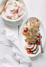 Strawberry Stuffed Pork Loin