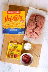 Velveeta Shells and Cheese Taco Mac