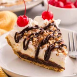 No Bake Banana Split Pie