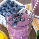 Blueberry Banana Spinach Smoothie