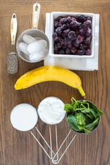 Blueberry Banana Spinach Smoothie