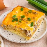Easy Crescent Roll Sausage Breakfast Casserole