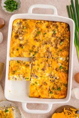 Easy Crescent Roll Sausage Breakfast Casserole