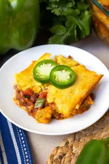 Canned Chili Cornbread Casserole
