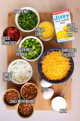 Canned Chili Cornbread Casserole