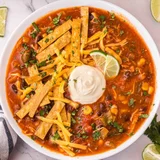 Slow Cooker Chicken Tortilla Soup