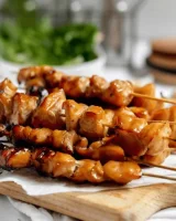 Teriyaki Chicken on a Stick