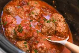 Crockpot Italian Sausage Meatballs