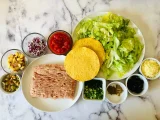 Chicken Picadillo Taco Salad