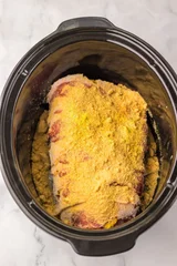 Slow Cooker Bacon Wrapped Pork Loin
