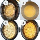 Slow Cooker Chicken and Stuffing Casserole